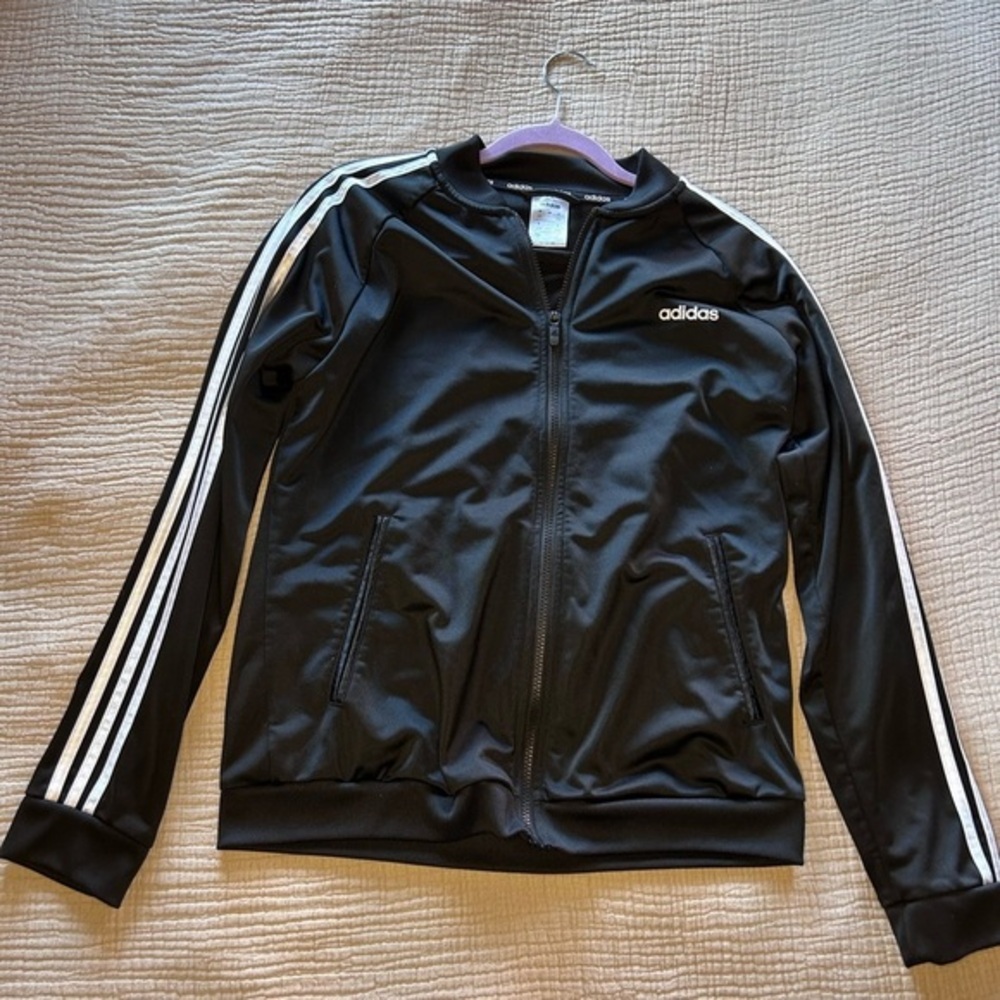 Adidas Black Full-Zip Track Jacket
